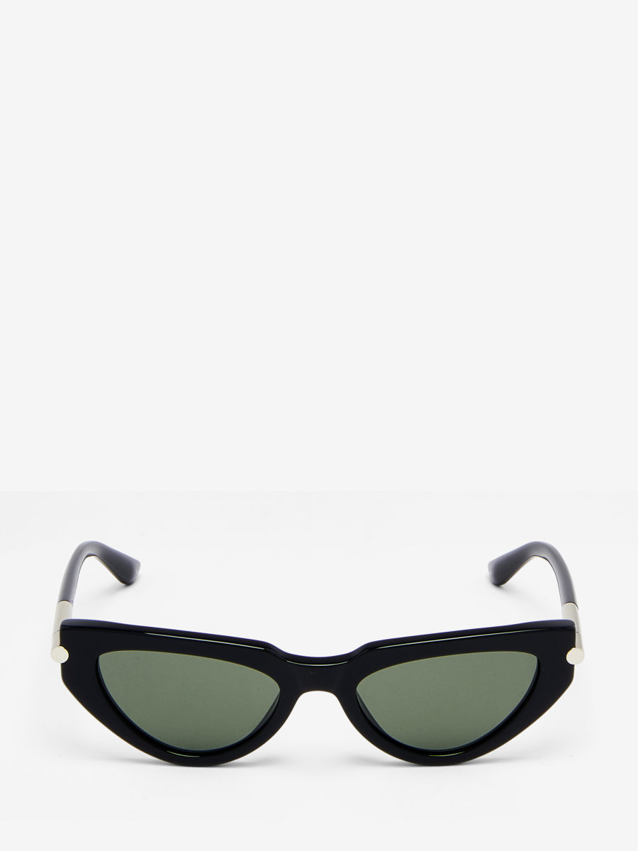 ALEXANDER MCQUEEN - T-bar Icon Cat-Eye Sunglasses - Item 841644J07492304
